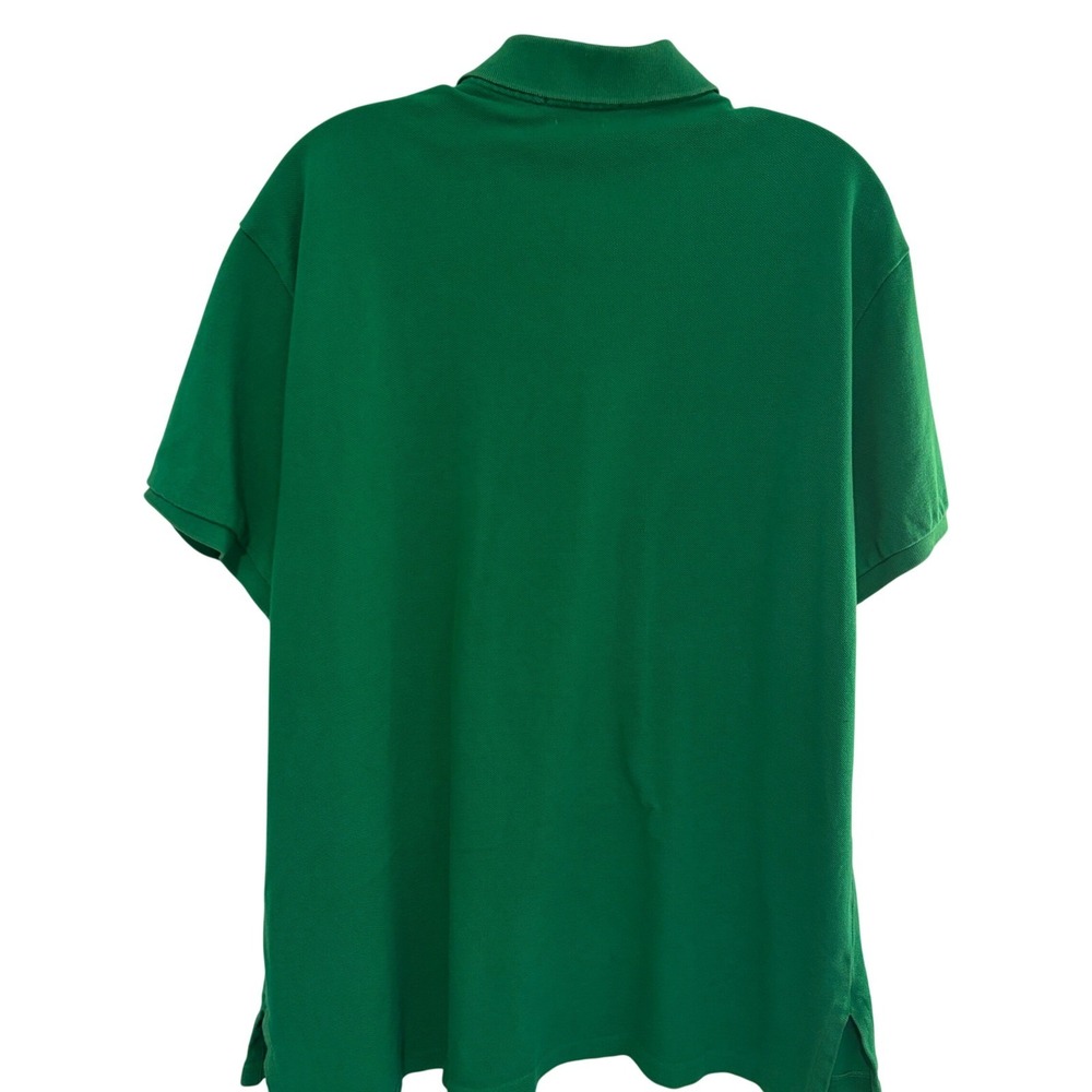 Polo Ralph Lauren Polo Shirt Mens XL Kelly Green Yellow Pony Logo Preppy School - Picture 5 of 9